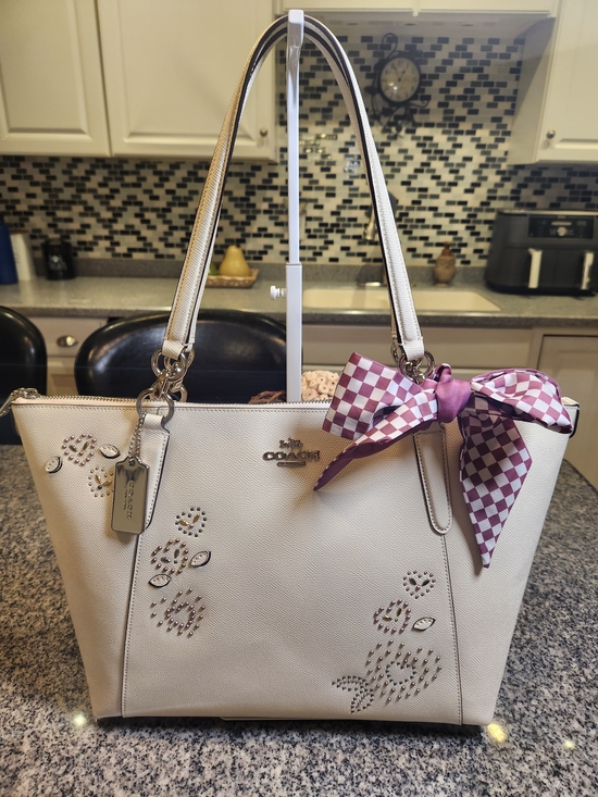 Coach Handbags - Coach Ava Tote With Heart Rivets Studs